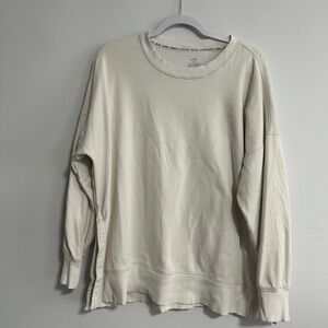 Aerie Cream Crew Neck Sweater